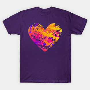 Splash Heart Valentines T-Shirt